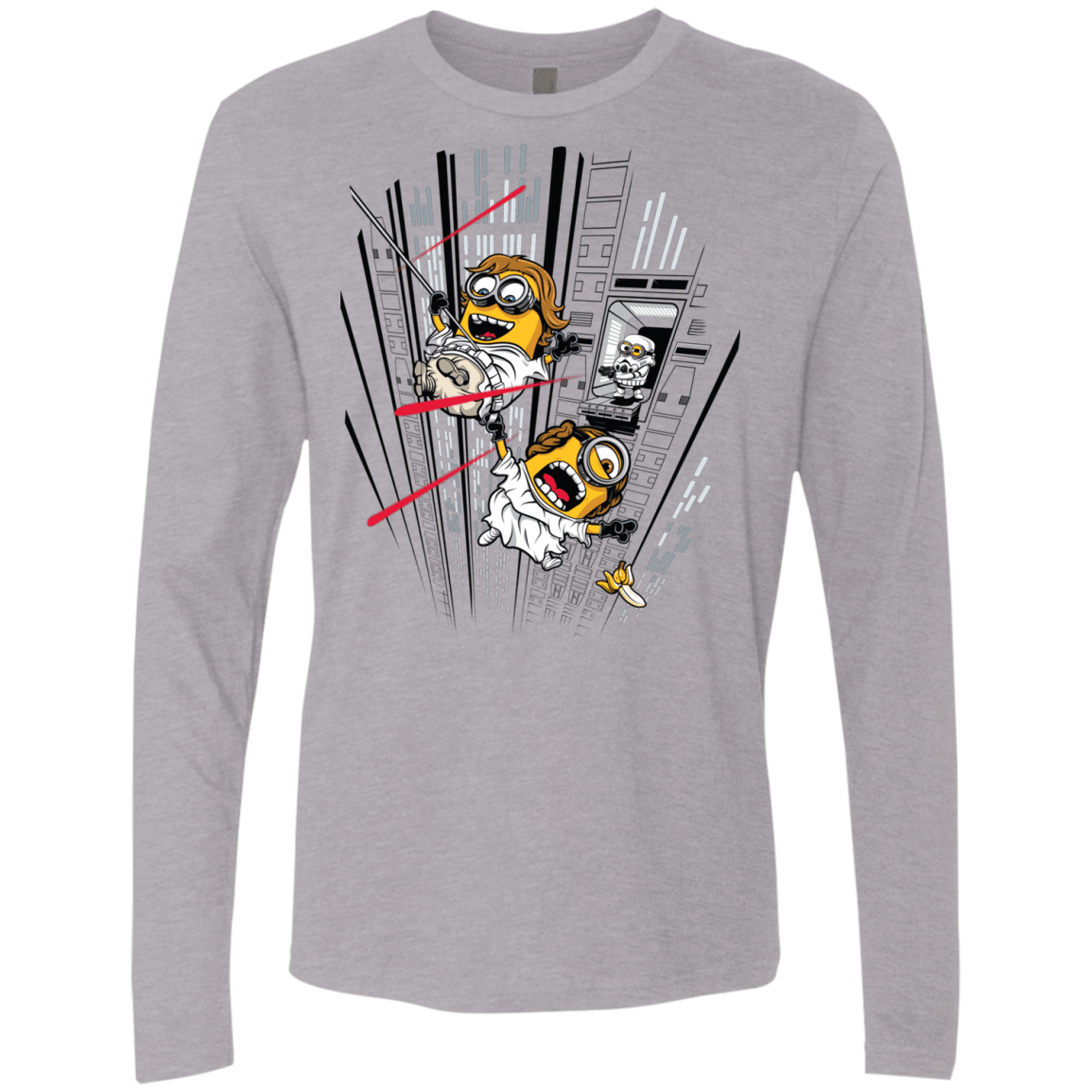 T-Shirts Heather Grey / Small Despicable Escape Men's Premium Long Sleeve