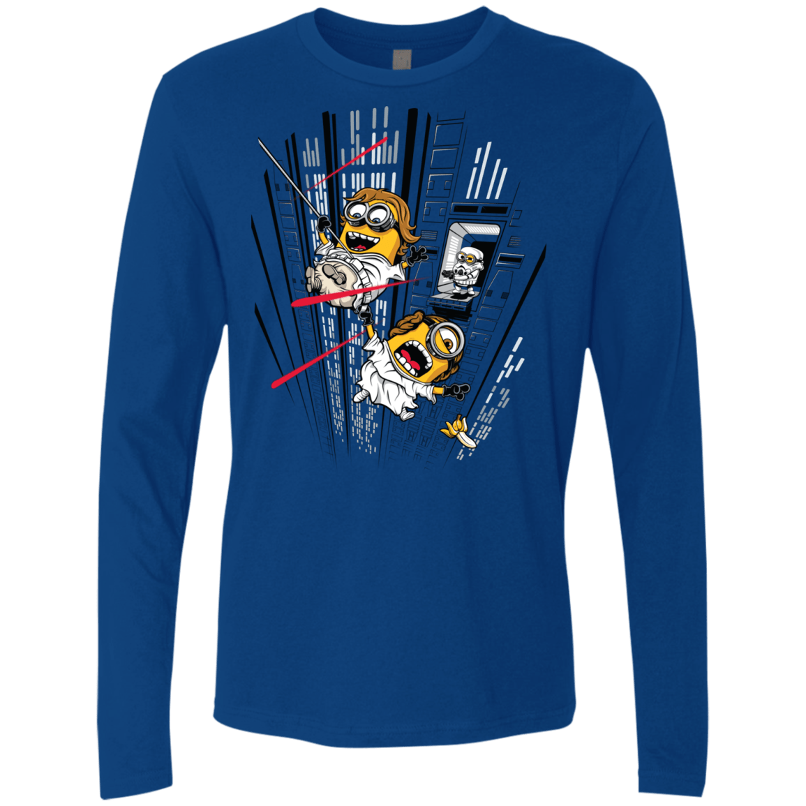 T-Shirts Royal / Small Despicable Escape Men's Premium Long Sleeve