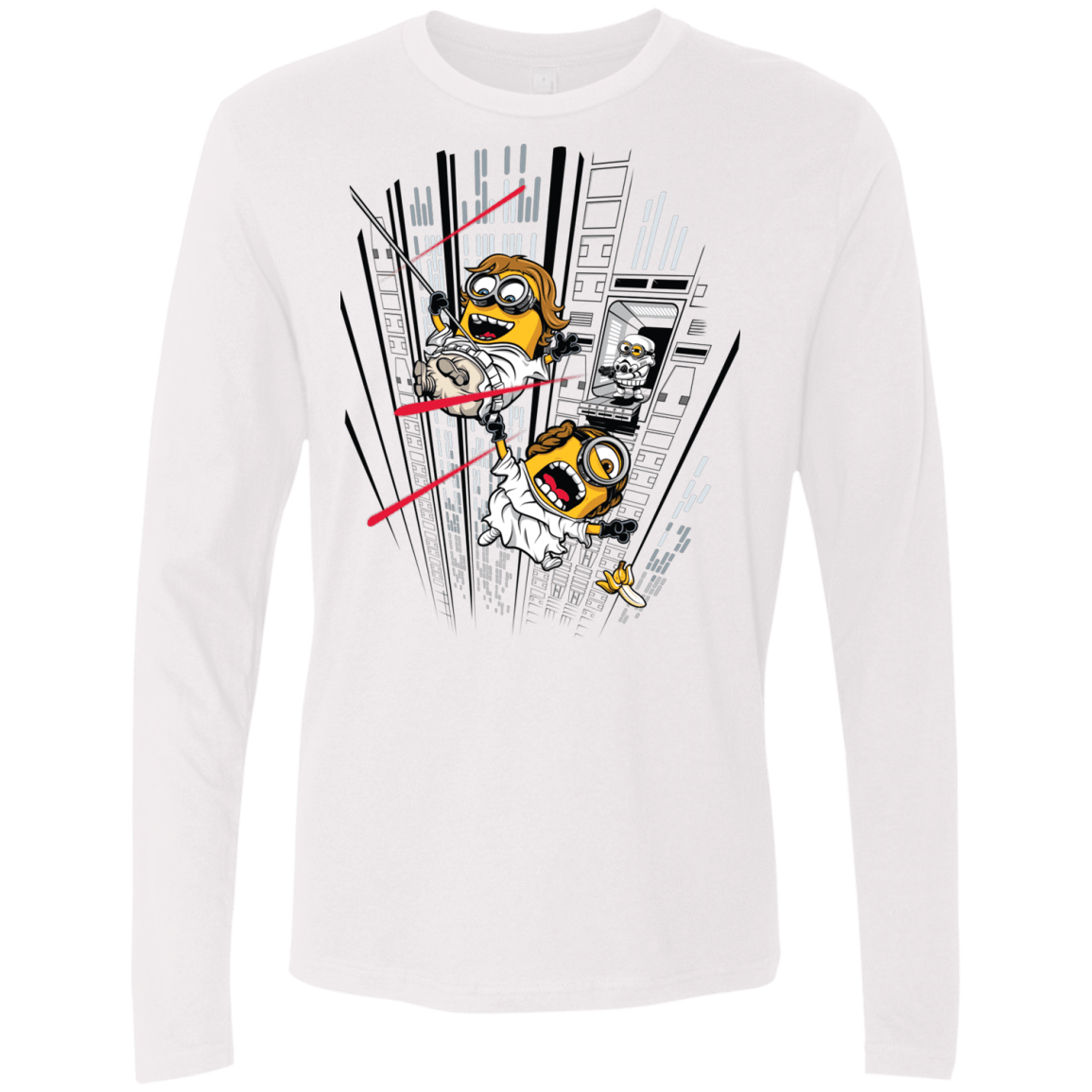 T-Shirts White / Small Despicable Escape Men's Premium Long Sleeve