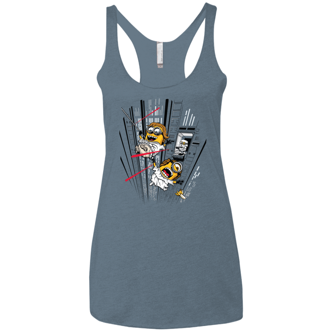 T-Shirts Indigo / X-Small Despicable Escape Women's Triblend Racerback Tank