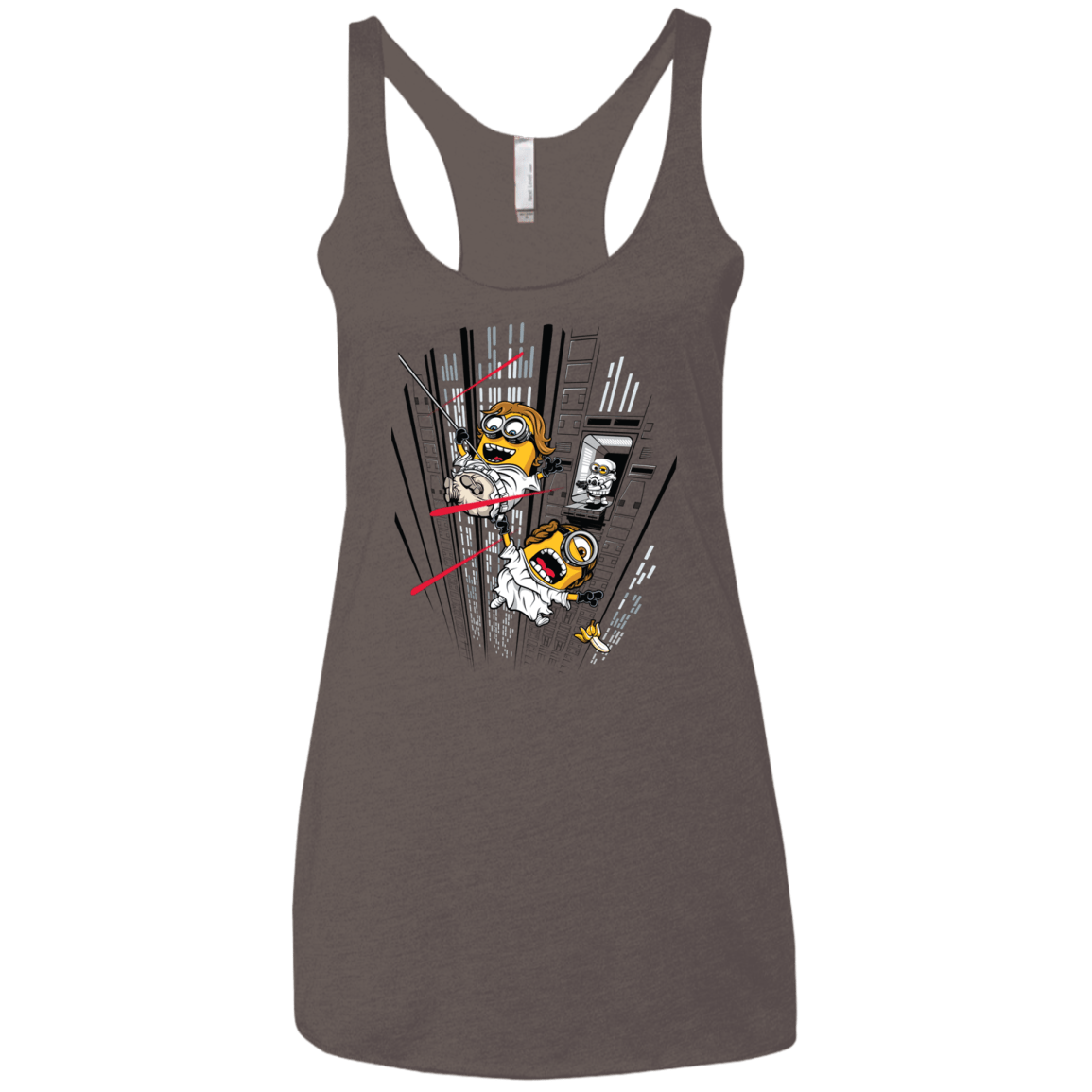 T-Shirts Macchiato / X-Small Despicable Escape Women's Triblend Racerback Tank