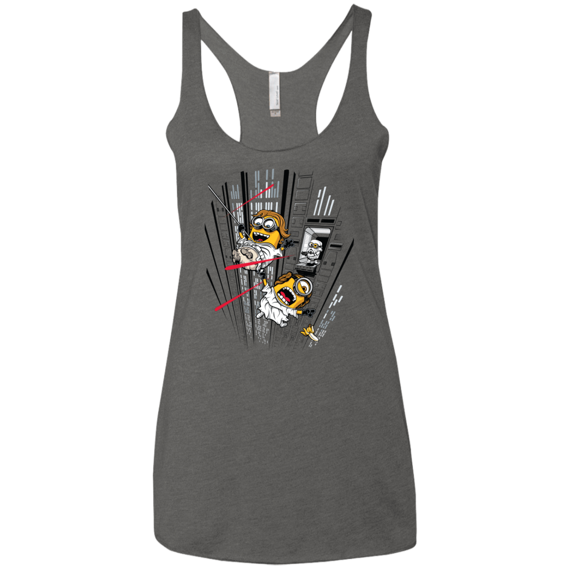 T-Shirts Premium Heather / X-Small Despicable Escape Women's Triblend Racerback Tank