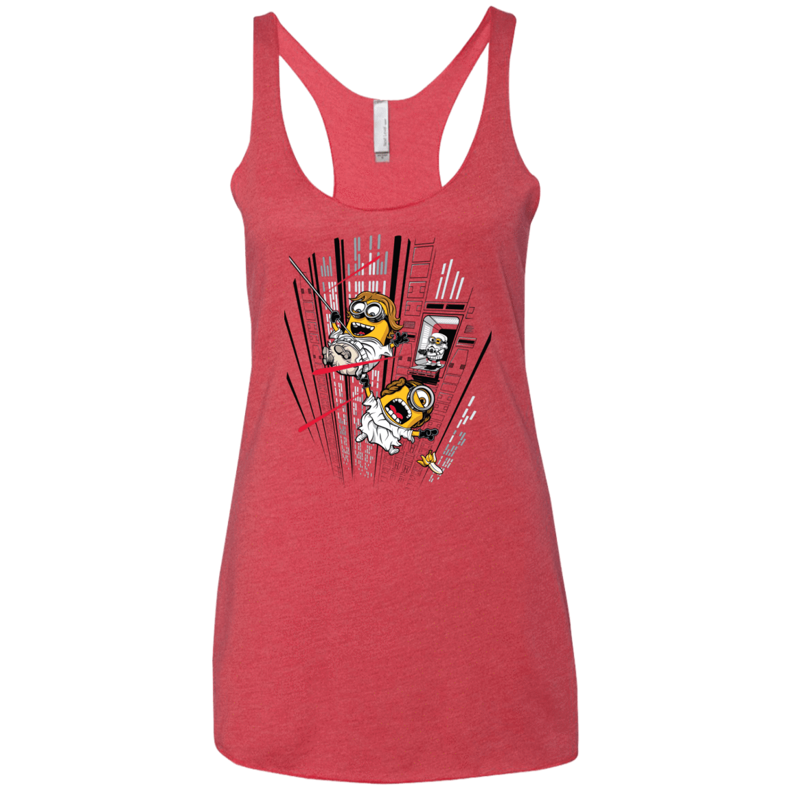 T-Shirts Vintage Red / X-Small Despicable Escape Women's Triblend Racerback Tank