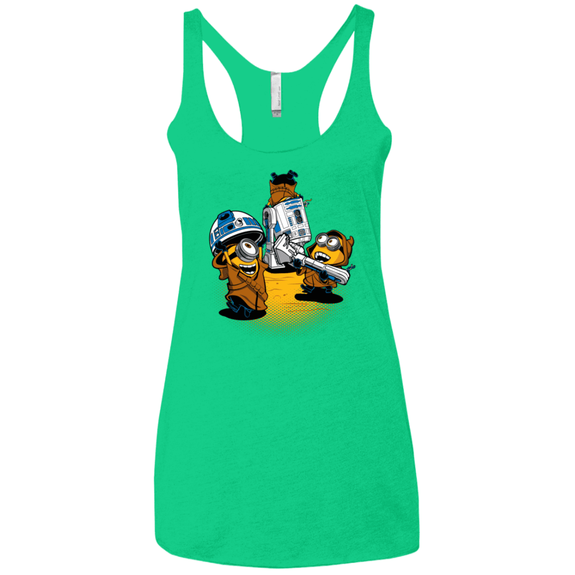 T-Shirts Envy / X-Small Despicable Jawas Women's Triblend Racerback Tank