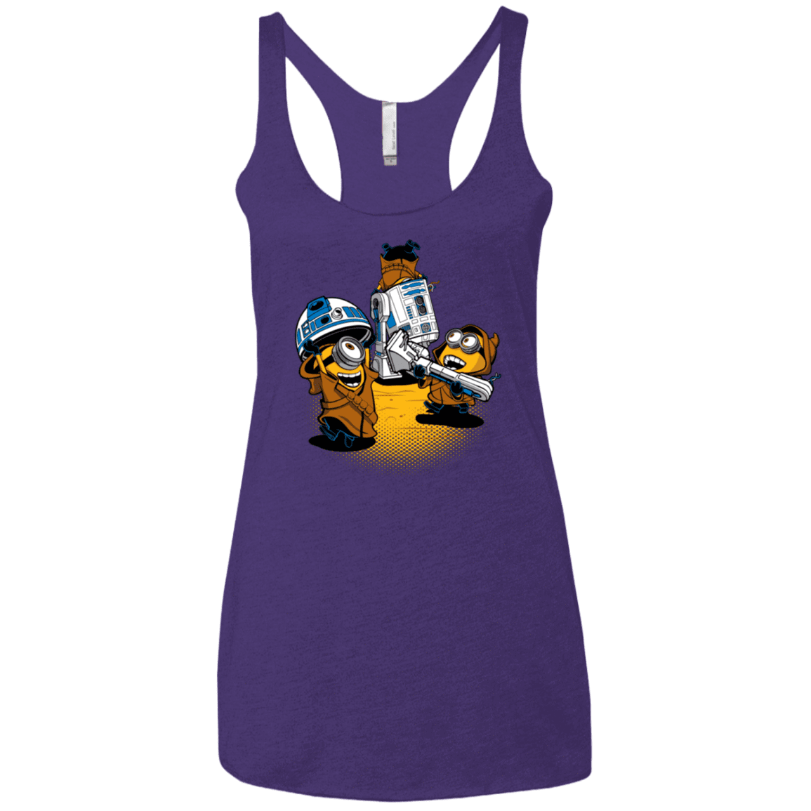 T-Shirts Purple / X-Small Despicable Jawas Women's Triblend Racerback Tank