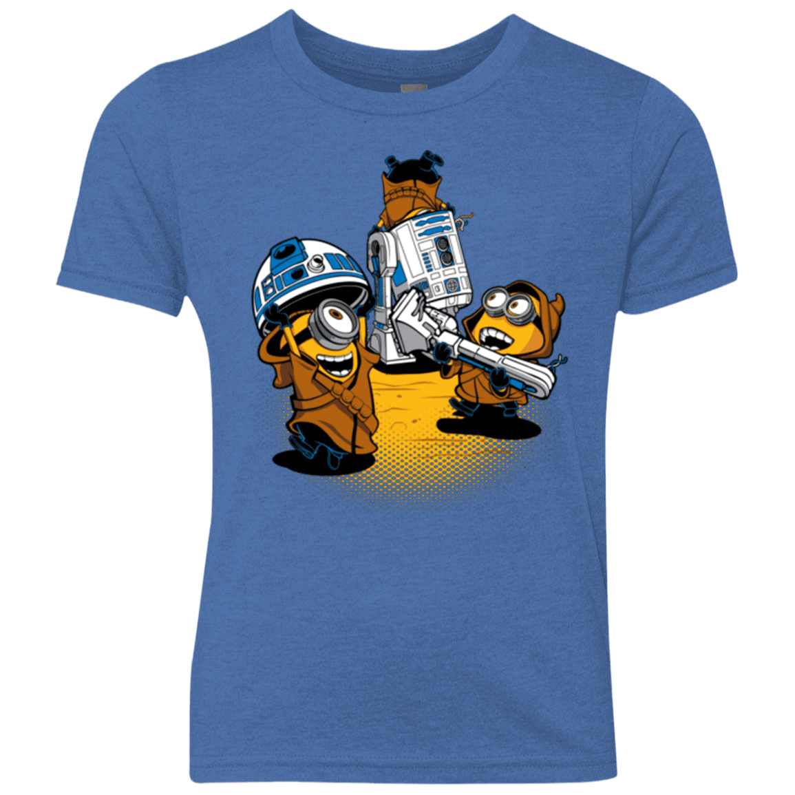 T-Shirts Vintage Royal / YXS Despicable Jawas Youth Triblend T-Shirt