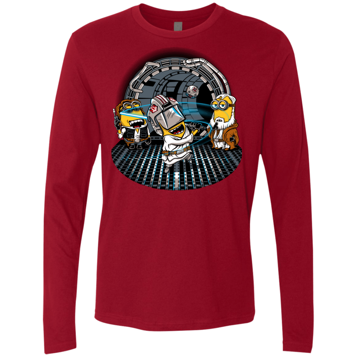 T-Shirts Cardinal / Small Despicable Training Men's Premium Long Sleeve