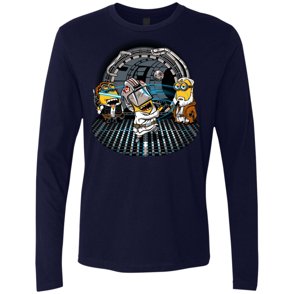 T-Shirts Midnight Navy / Small Despicable Training Men's Premium Long Sleeve