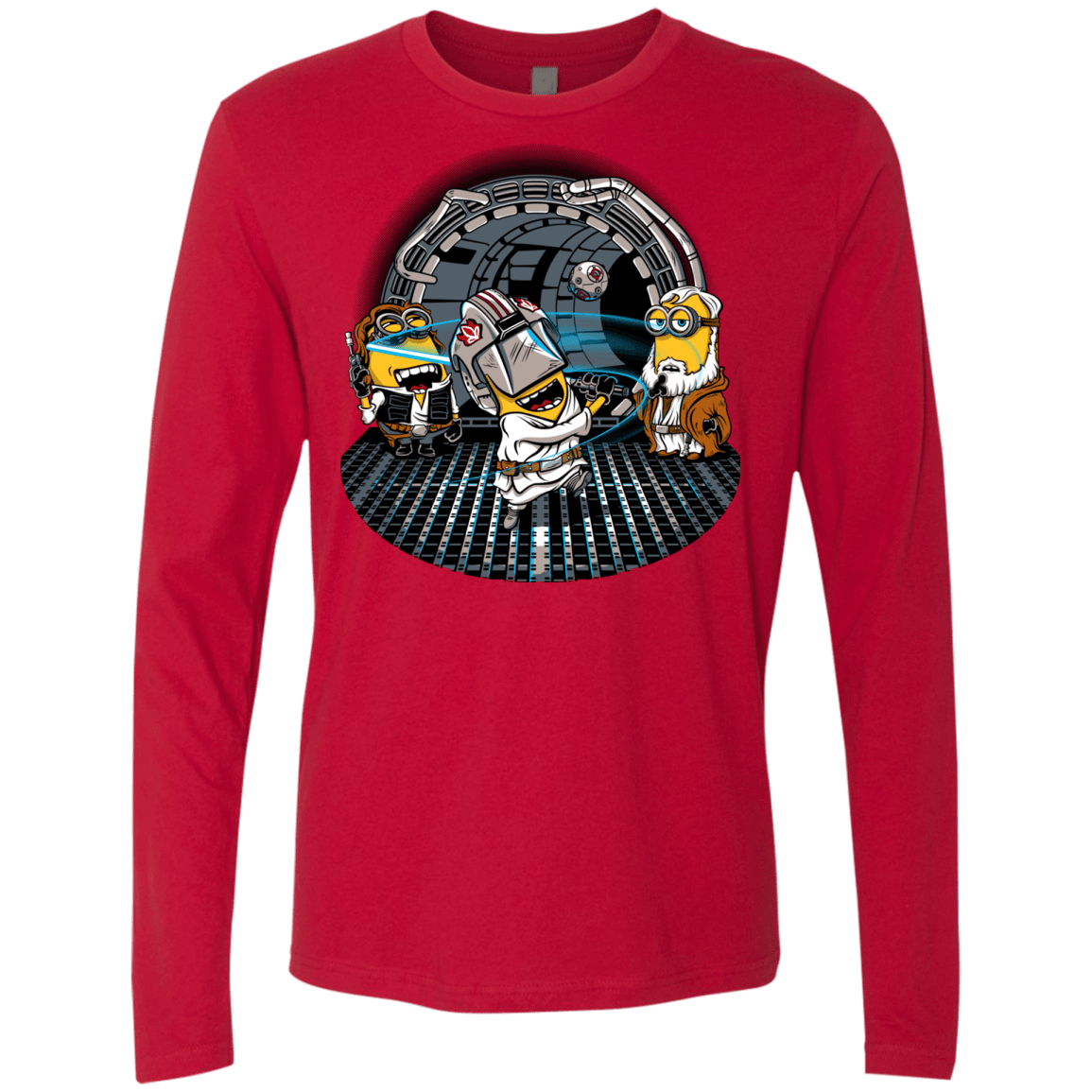 T-Shirts Red / Small Despicable Training Men's Premium Long Sleeve