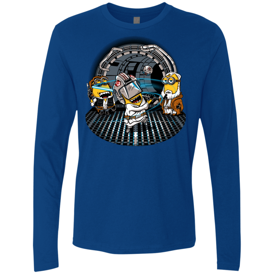 T-Shirts Royal / Small Despicable Training Men's Premium Long Sleeve