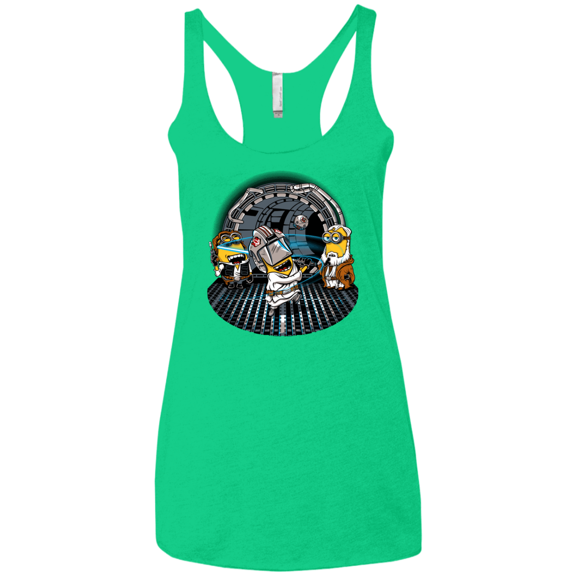 T-Shirts Envy / X-Small Despicable Training Women's Triblend Racerback Tank