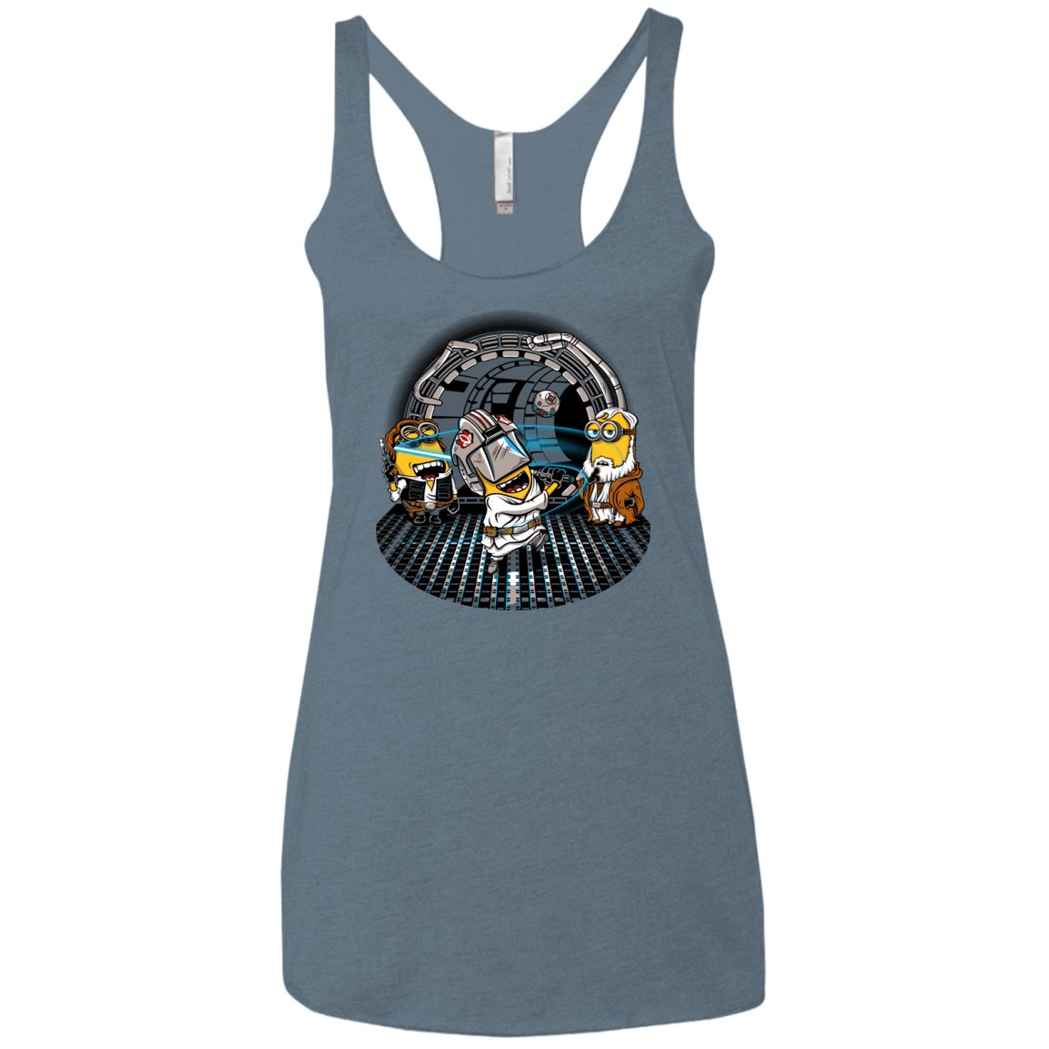 T-Shirts Indigo / X-Small Despicable Training Women's Triblend Racerback Tank