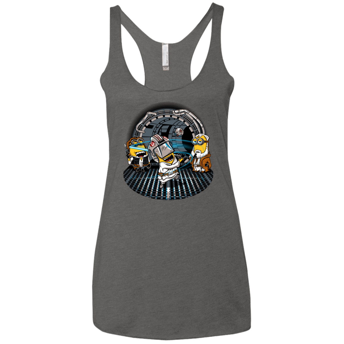 T-Shirts Premium Heather / X-Small Despicable Training Women's Triblend Racerback Tank