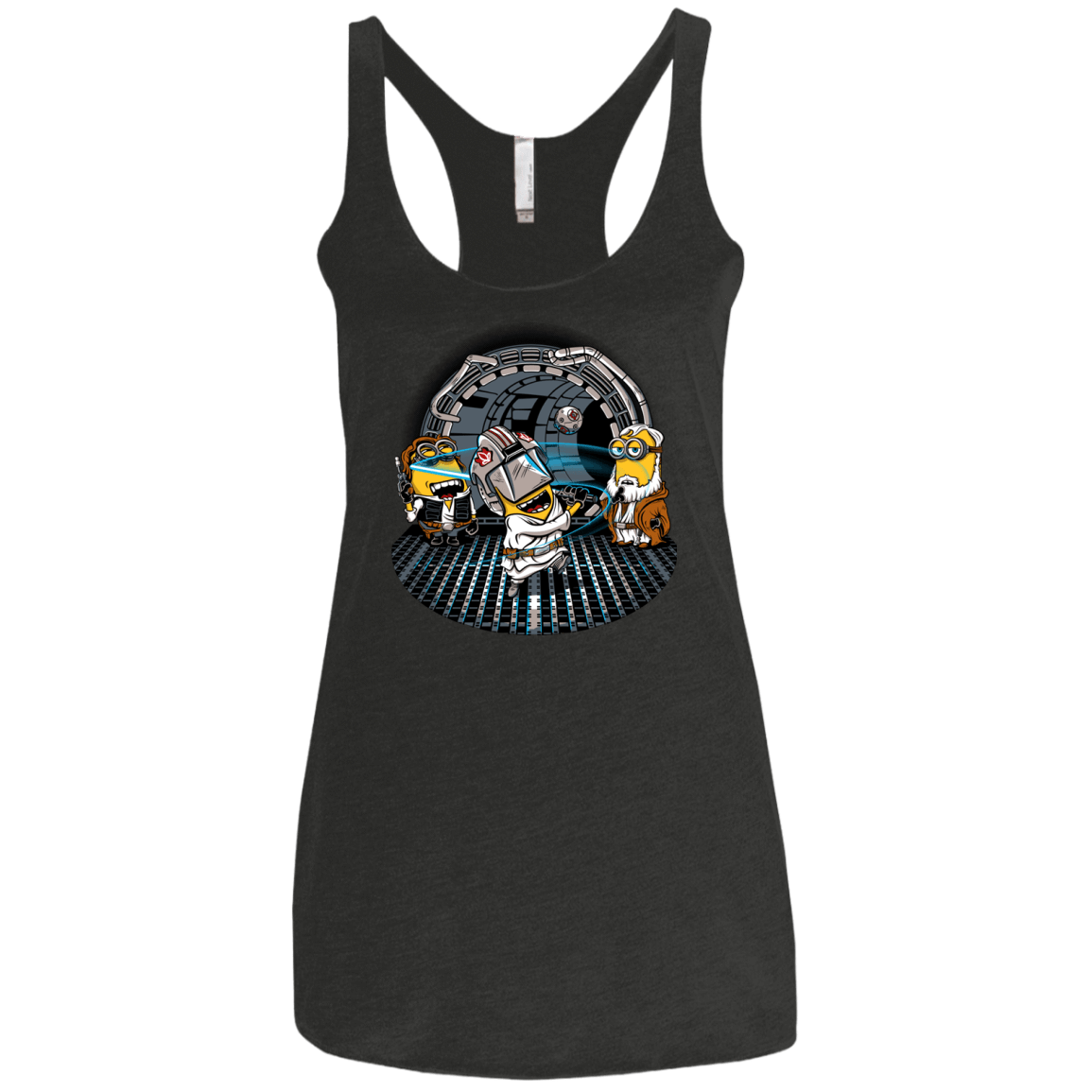 T-Shirts Vintage Black / X-Small Despicable Training Women's Triblend Racerback Tank