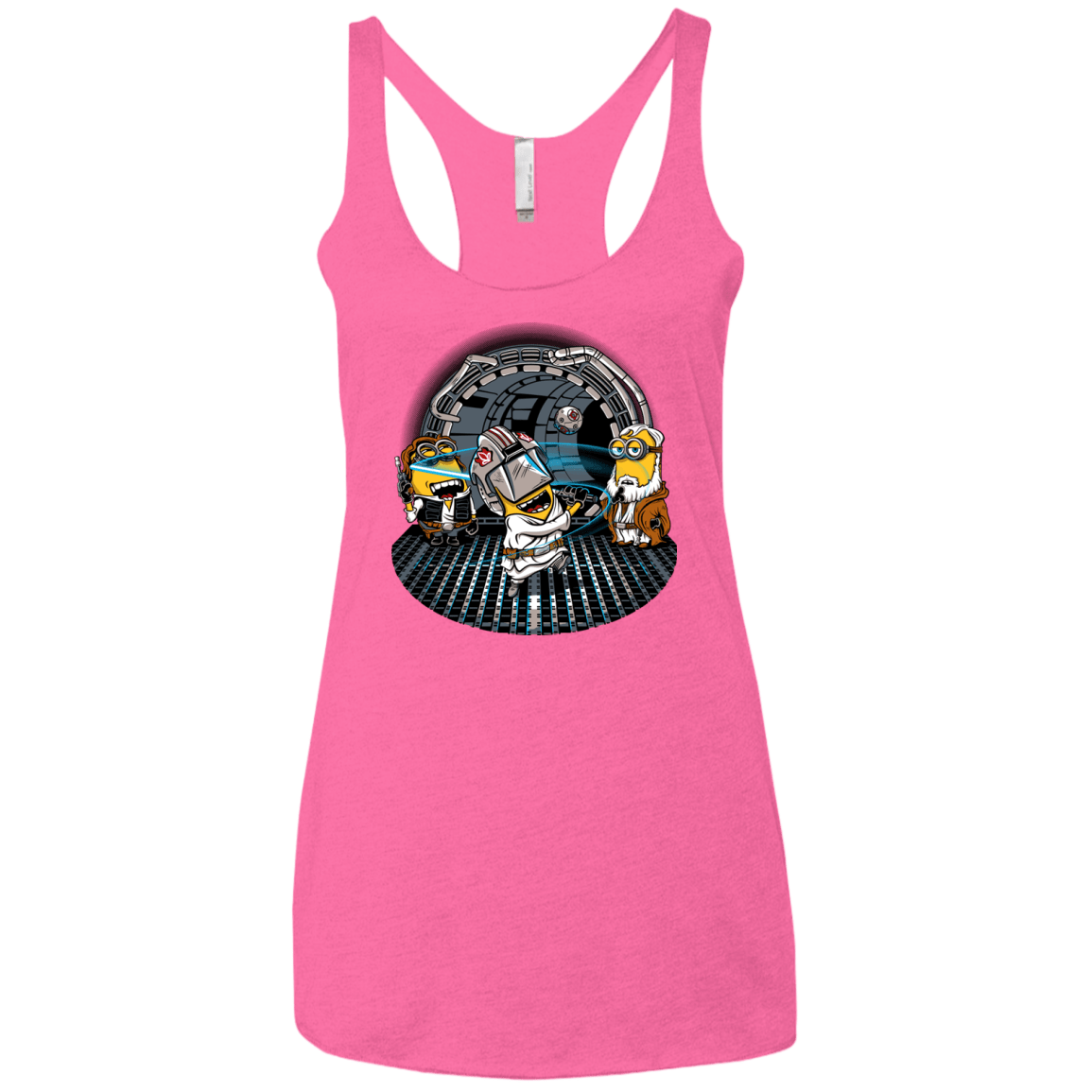T-Shirts Vintage Pink / X-Small Despicable Training Women's Triblend Racerback Tank