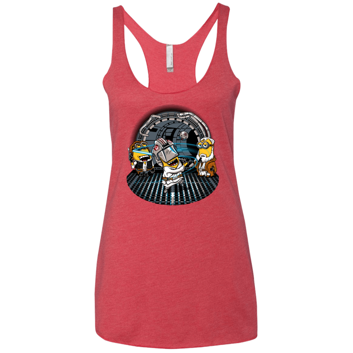 T-Shirts Vintage Red / X-Small Despicable Training Women's Triblend Racerback Tank