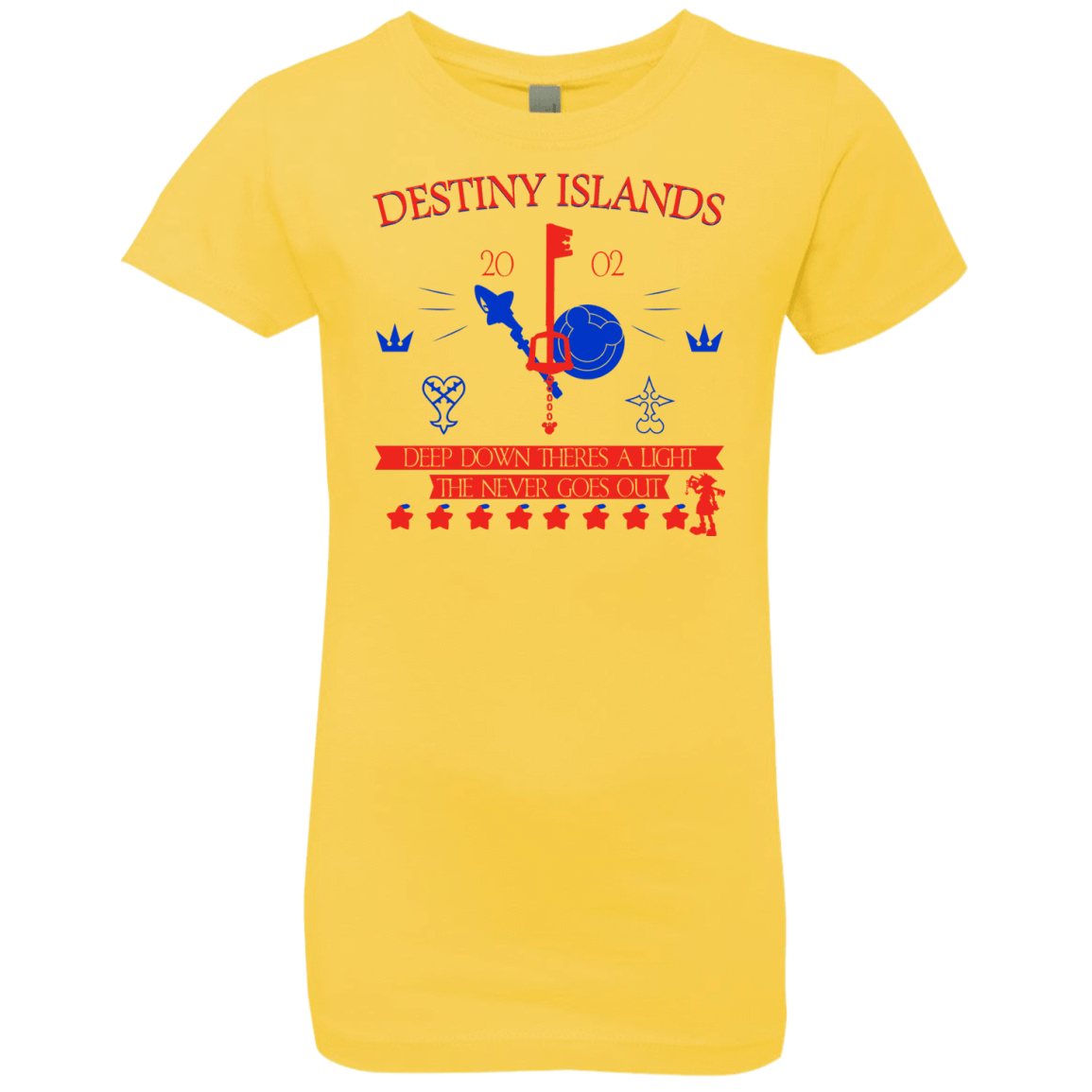 T-Shirts Vibrant Yellow / YXS Destiny Island Girls Premium T-Shirt