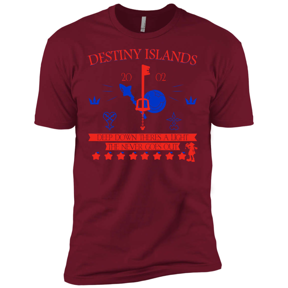 T-Shirts Cardinal / X-Small Destiny Island Men's Premium T-Shirt