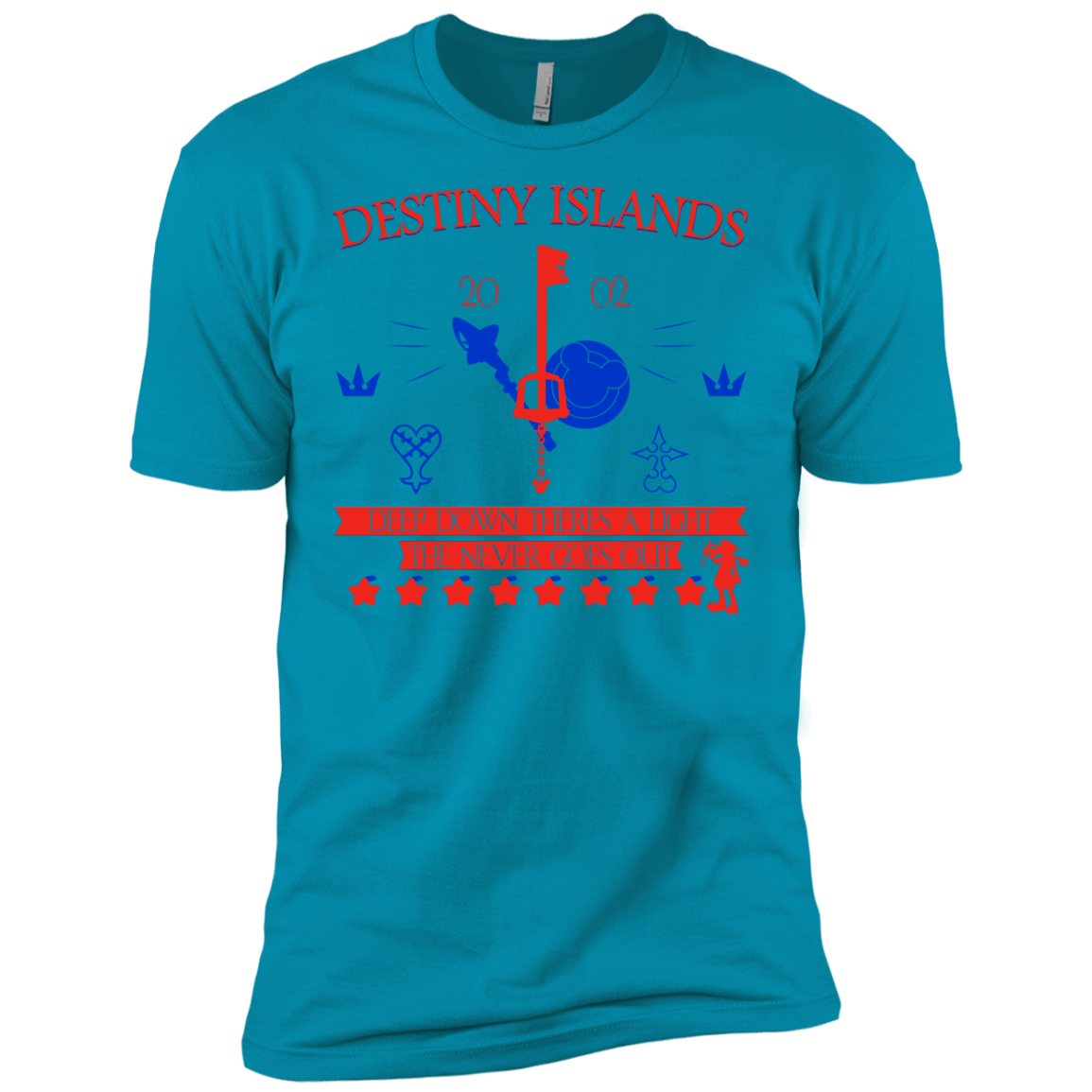 T-Shirts Turquoise / X-Small Destiny Island Men's Premium T-Shirt