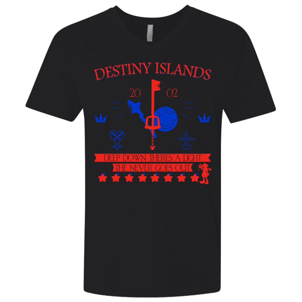 T-Shirts Black / X-Small Destiny Island Men's Premium V-Neck
