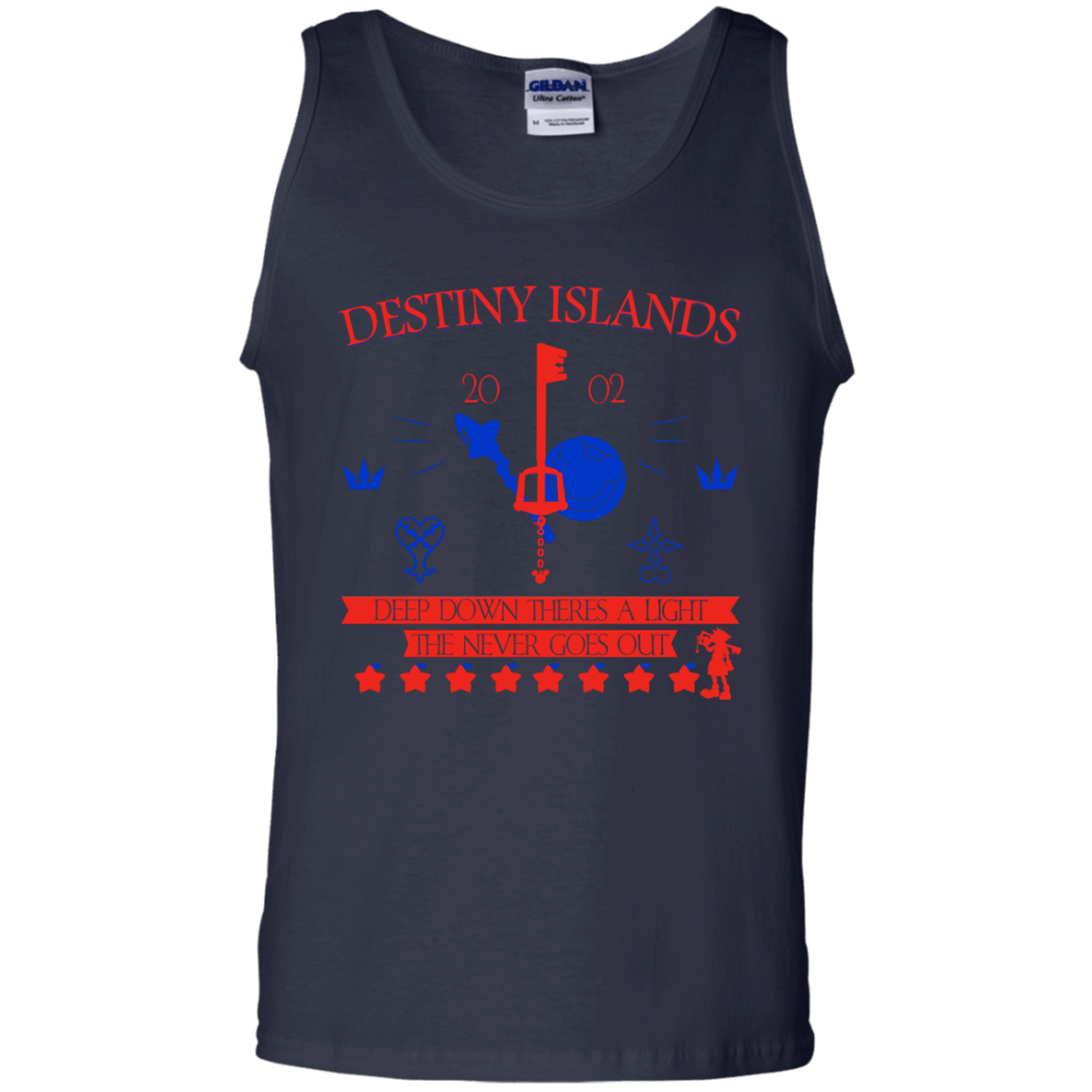 T-Shirts Navy / S Destiny Island Men's Tank Top