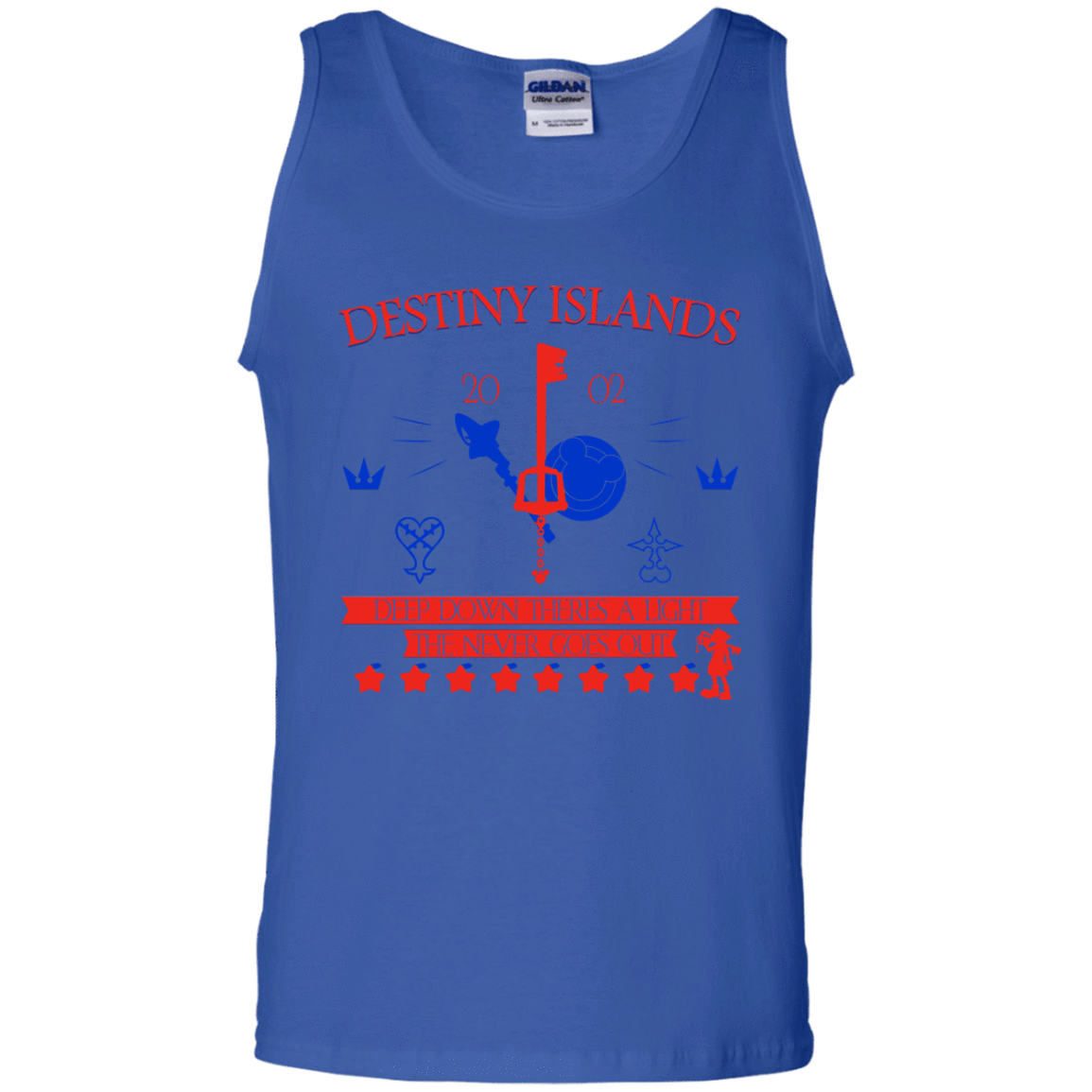 T-Shirts Royal / S Destiny Island Men's Tank Top
