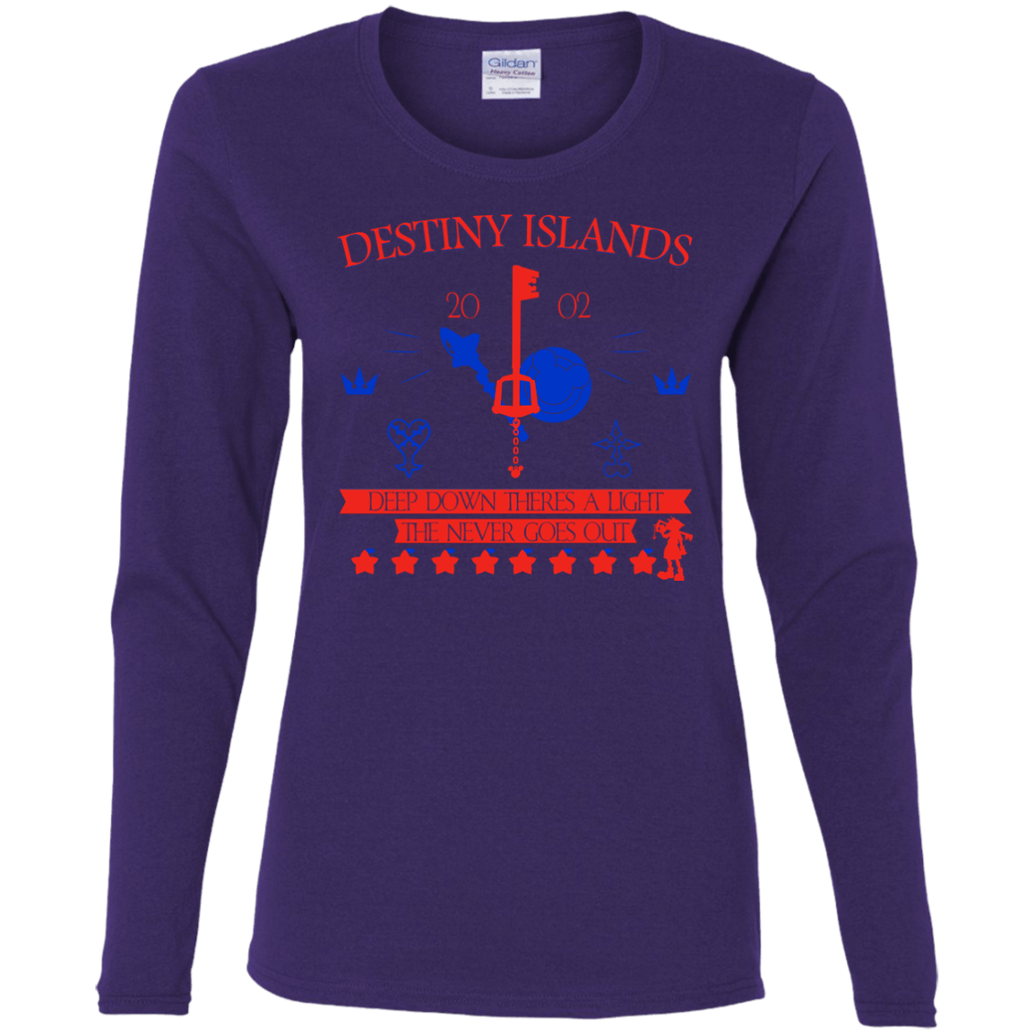 T-Shirts Purple / S Destiny Island Women's Long Sleeve T-Shirt