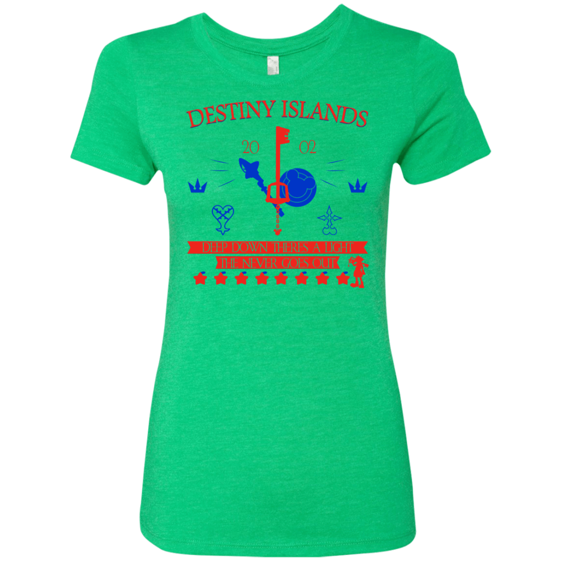 T-Shirts Envy / S Destiny Island Women's Triblend T-Shirt