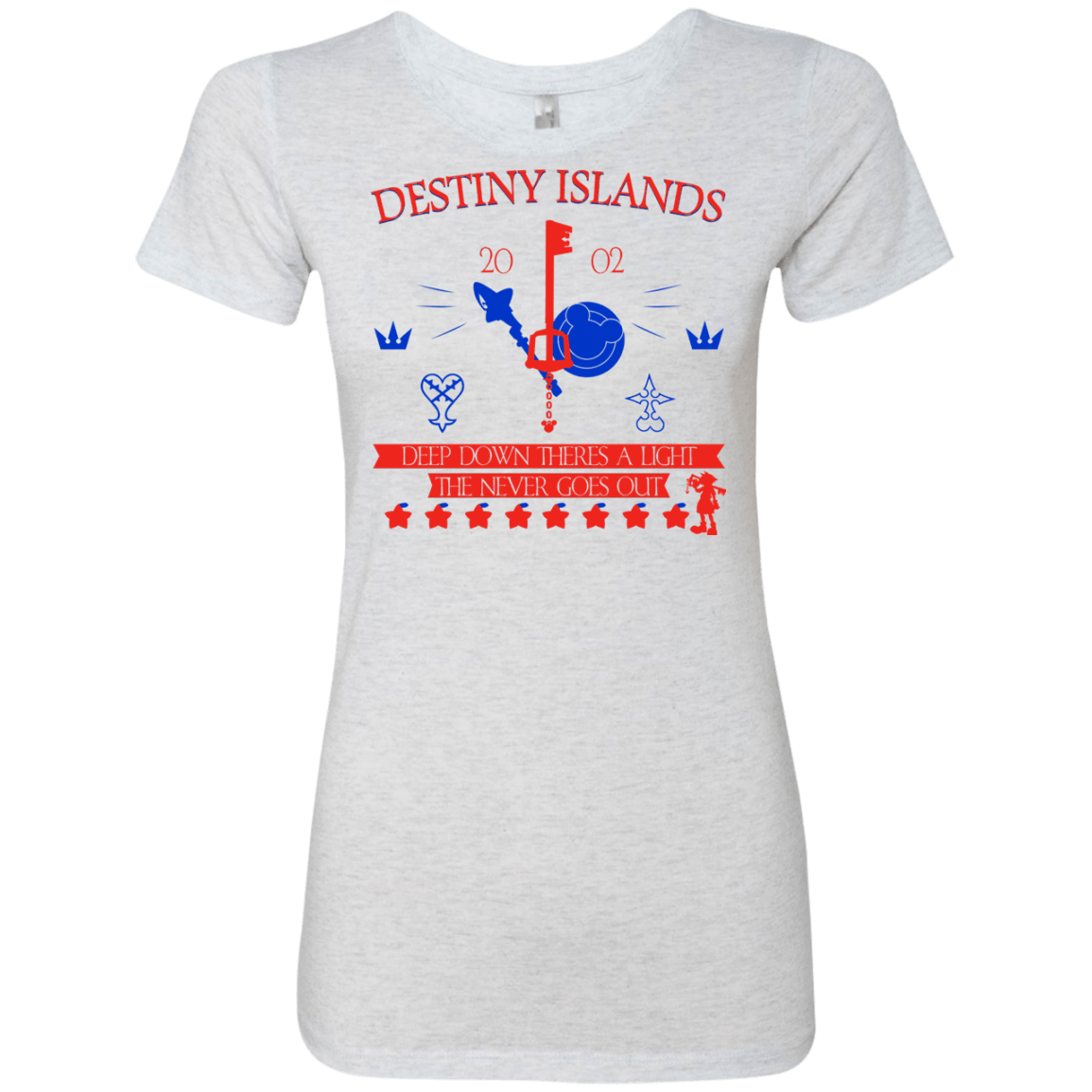 T-Shirts Heather White / S Destiny Island Women's Triblend T-Shirt