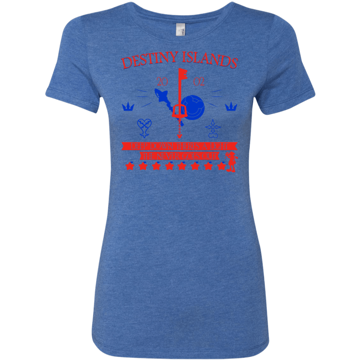 T-Shirts Vintage Royal / S Destiny Island Women's Triblend T-Shirt