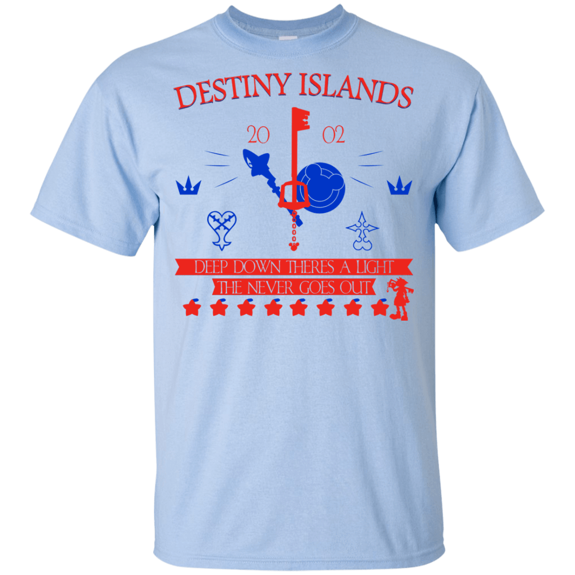 T-Shirts Light Blue / YXS Destiny Island Youth T-Shirt