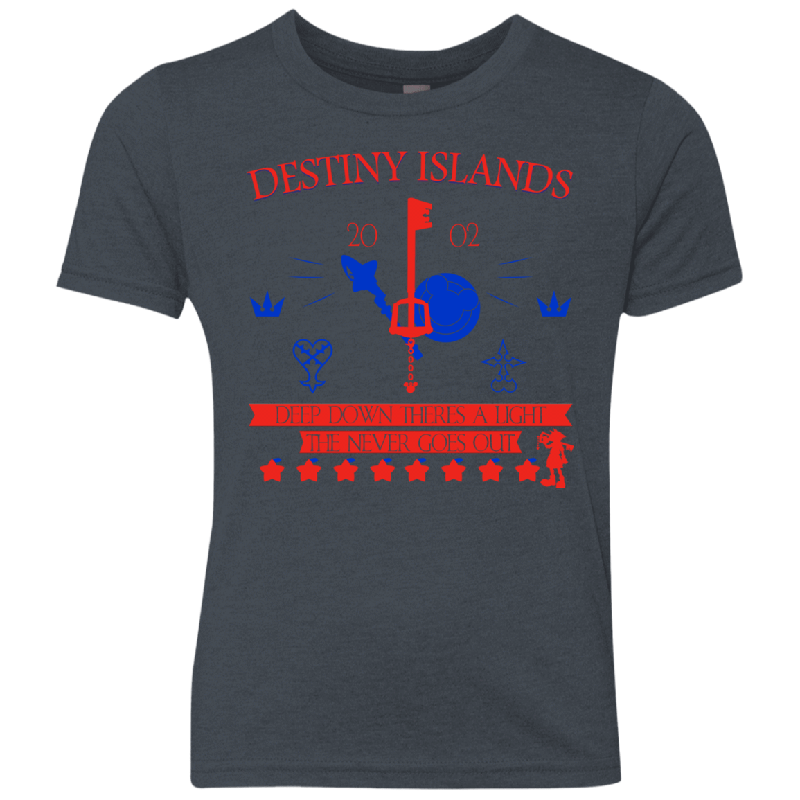 T-Shirts Vintage Navy / YXS Destiny Island Youth Triblend T-Shirt