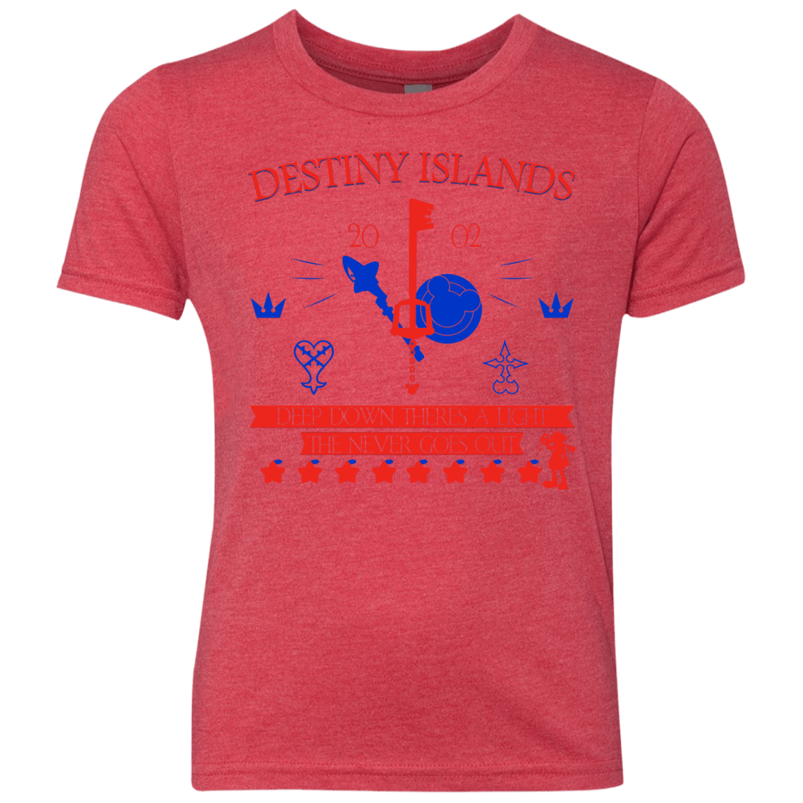 T-Shirts Vintage Red / YXS Destiny Island Youth Triblend T-Shirt