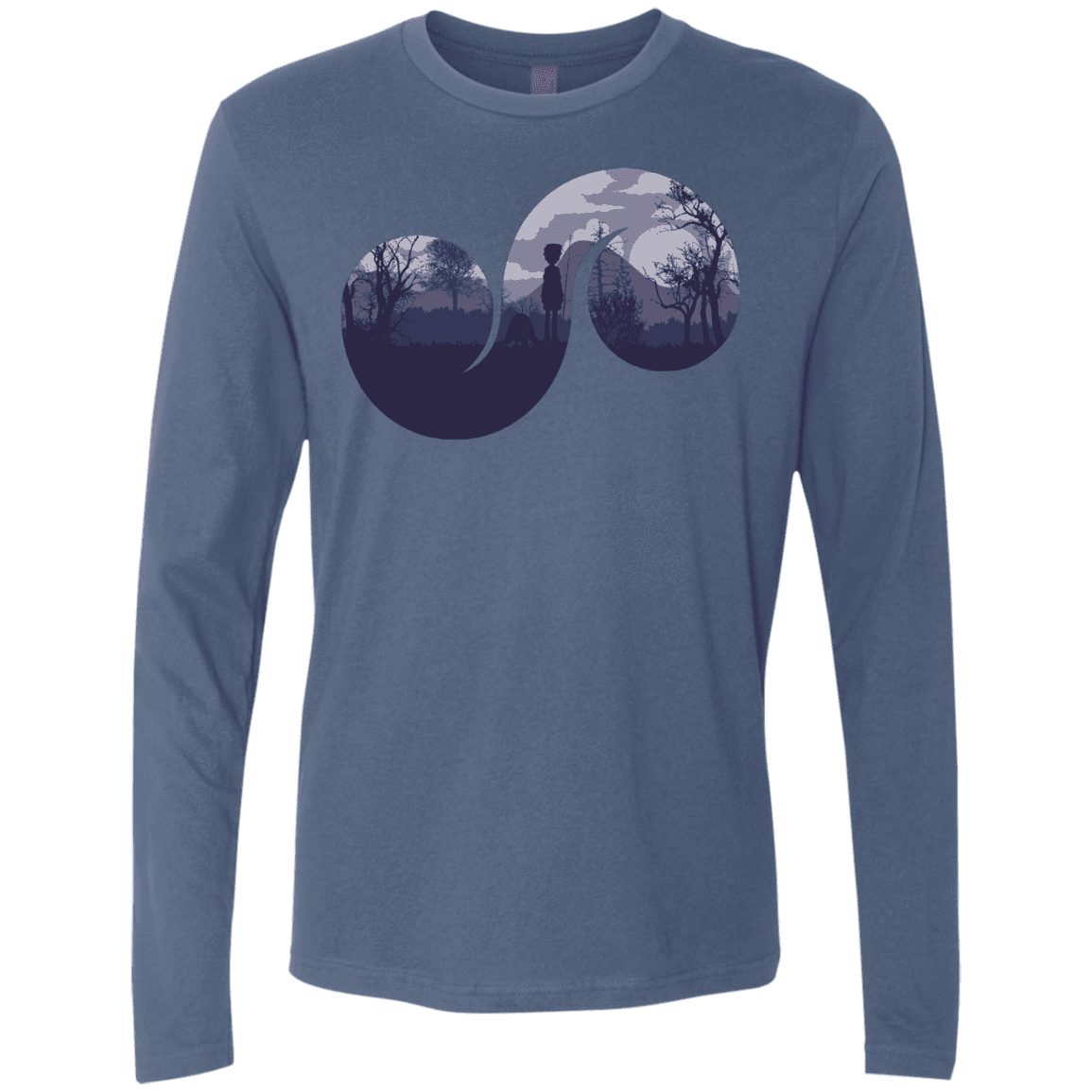 T-Shirts Indigo / S Destiny Men's Premium Long Sleeve
