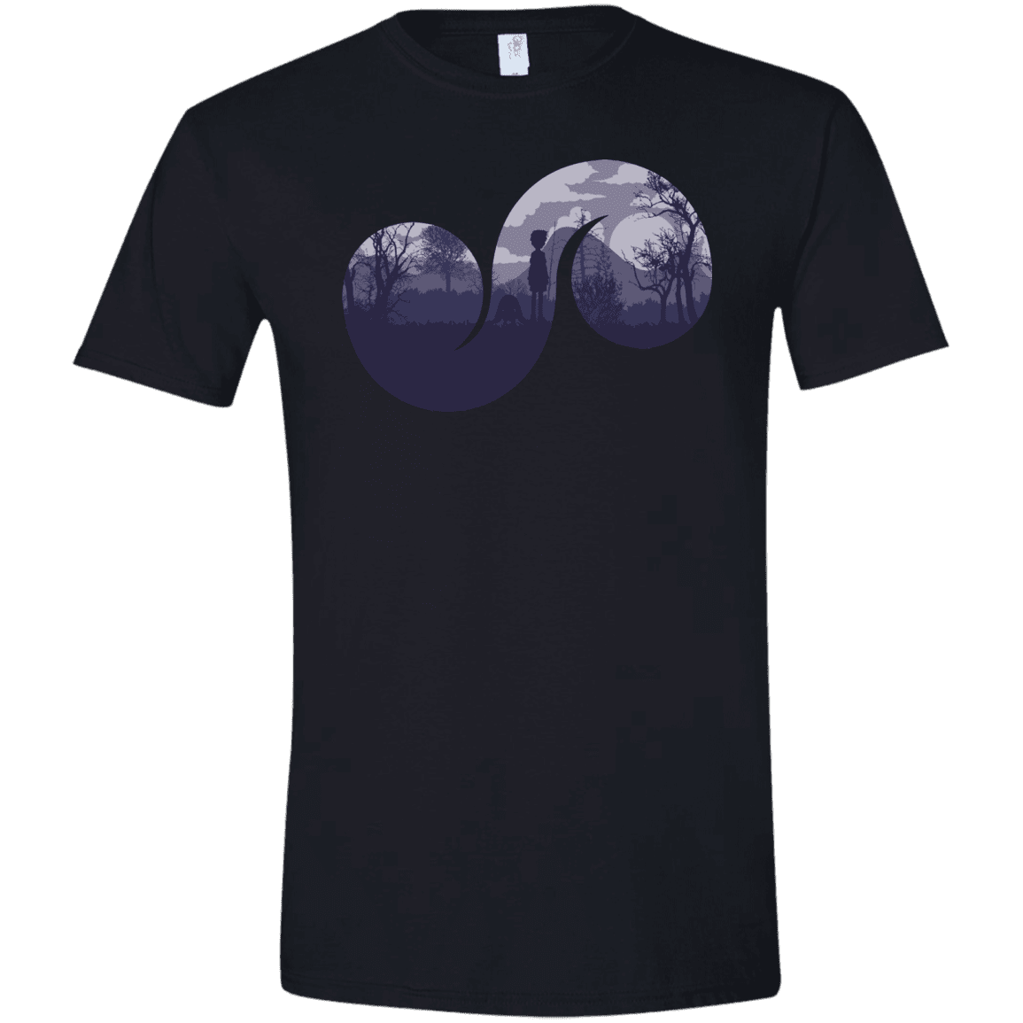 T-Shirts Black / X-Small Destiny Men's Semi-Fitted Softstyle