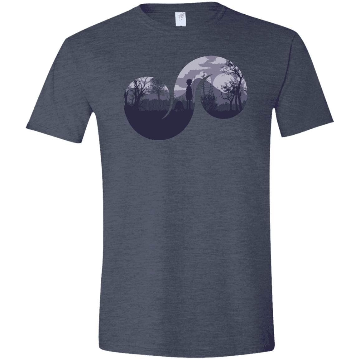 T-Shirts Heather Navy / S Destiny Men's Semi-Fitted Softstyle