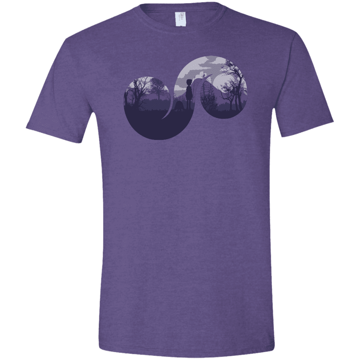 T-Shirts Heather Purple / S Destiny Men's Semi-Fitted Softstyle