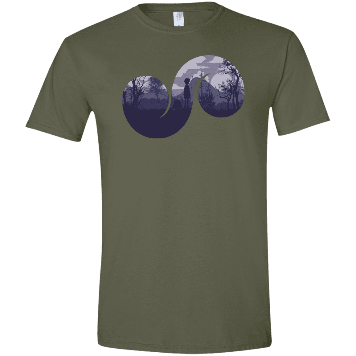T-Shirts Military Green / S Destiny Men's Semi-Fitted Softstyle
