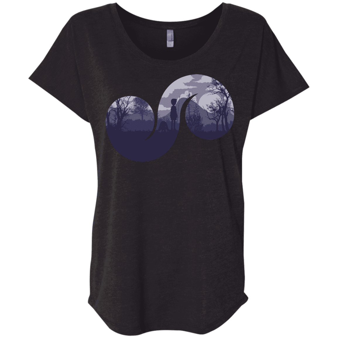 T-Shirts Vintage Black / X-Small Destiny Triblend Dolman Sleeve