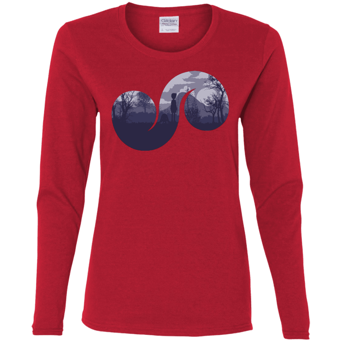 T-Shirts Red / S Destiny Women's Long Sleeve T-Shirt