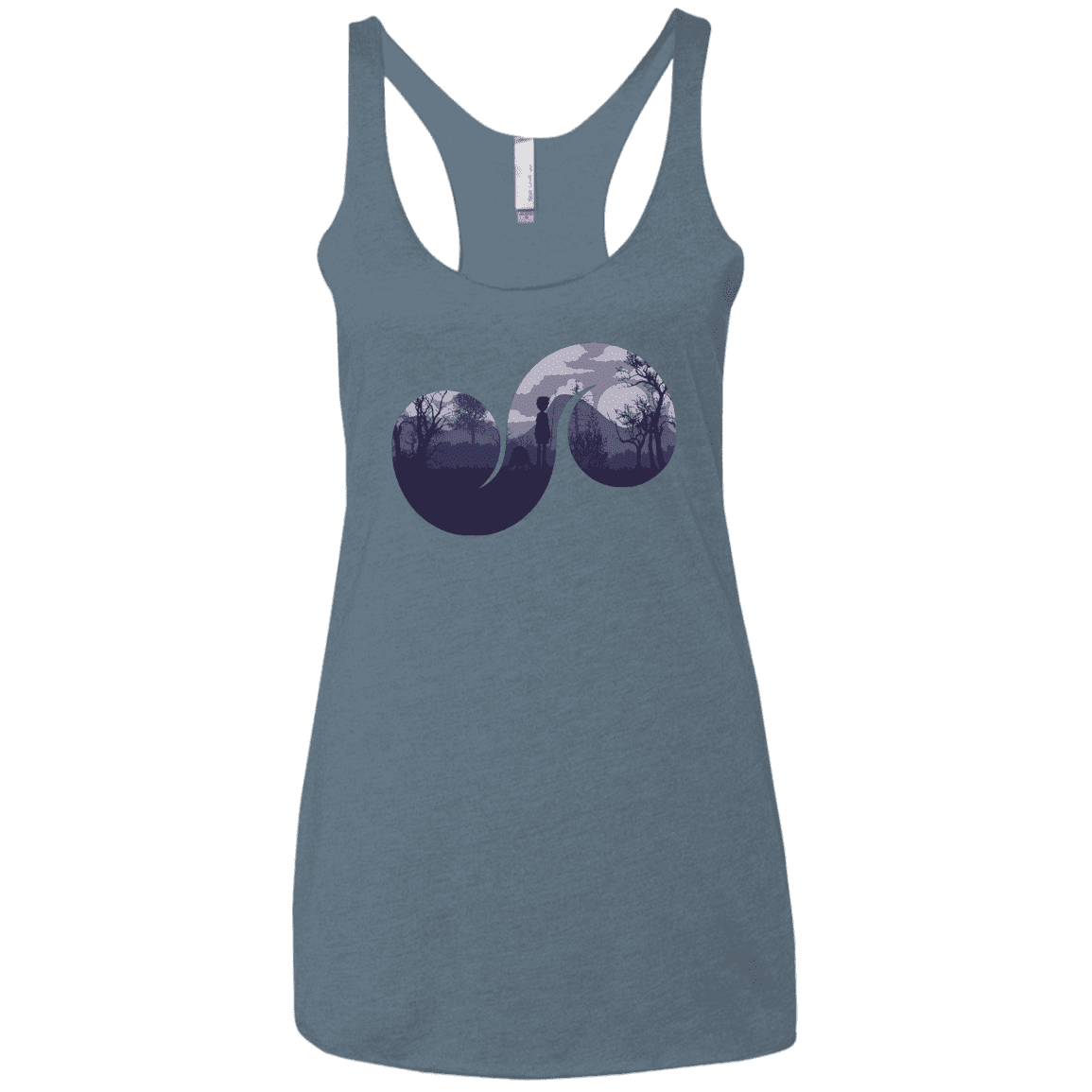 T-Shirts Indigo / X-Small Destiny Women's Triblend Racerback Tank