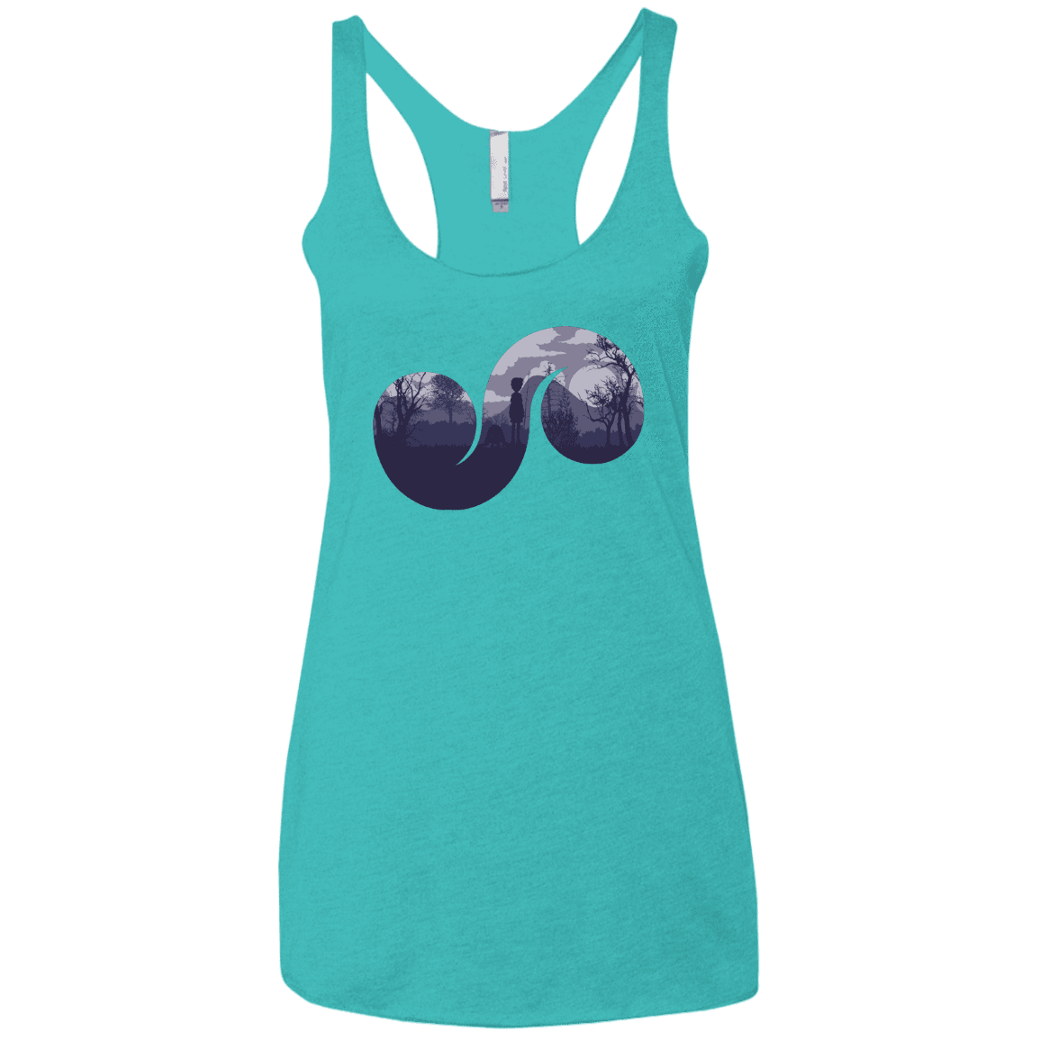 T-Shirts Tahiti Blue / X-Small Destiny Women's Triblend Racerback Tank