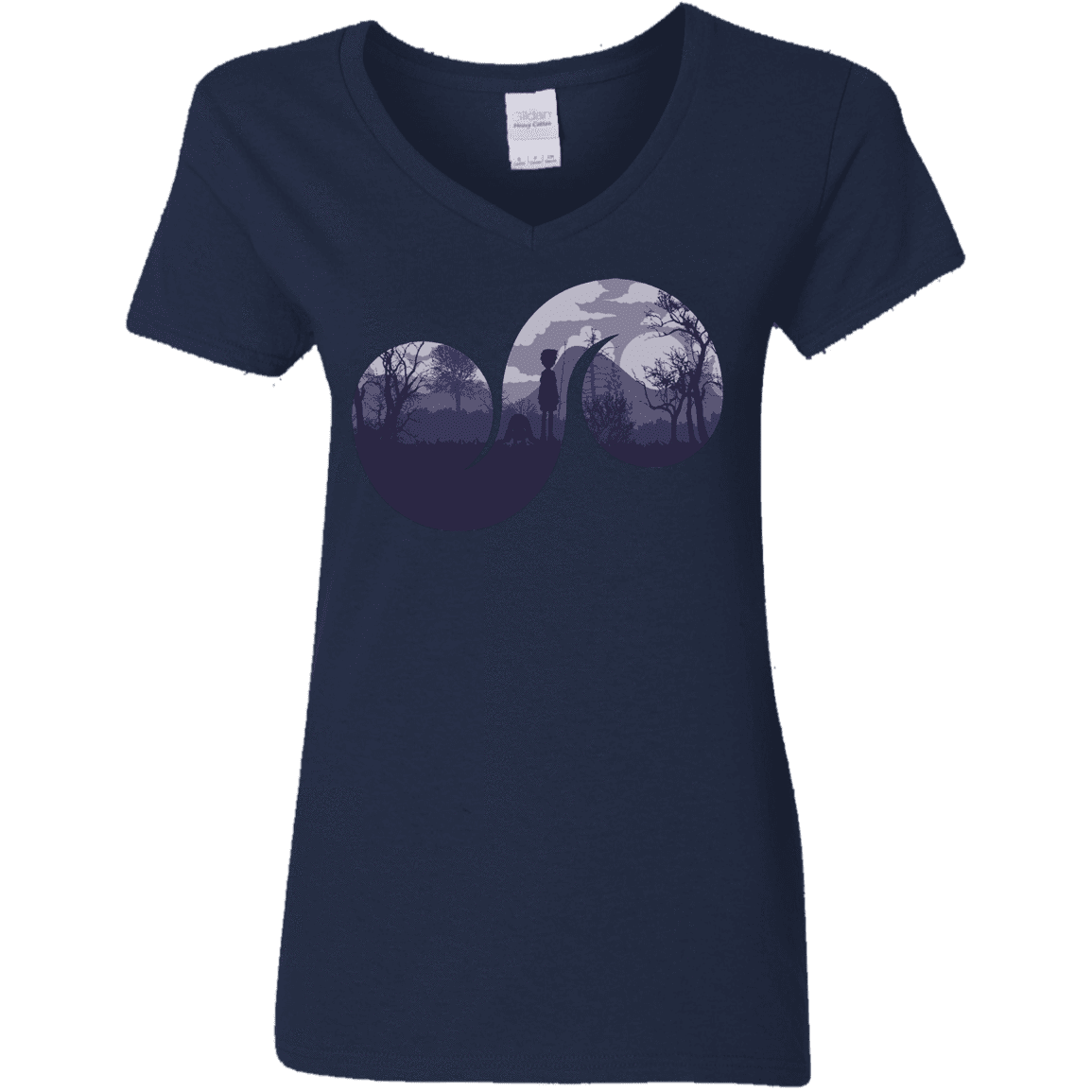 T-Shirts Navy / S Destiny Women's V-Neck T-Shirt