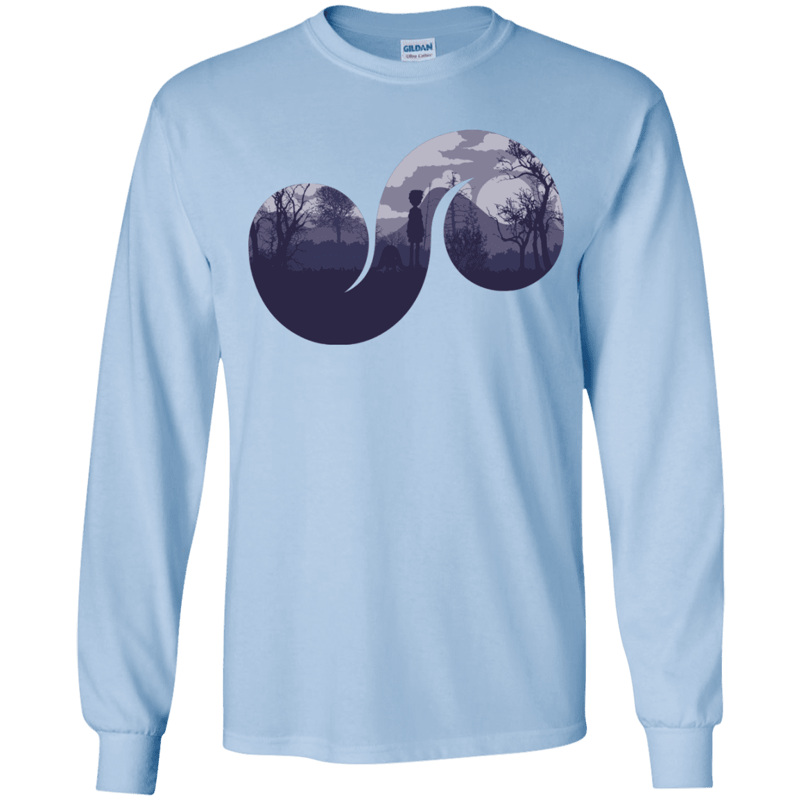 T-Shirts Light Blue / YS Destiny Youth Long Sleeve T-Shirt