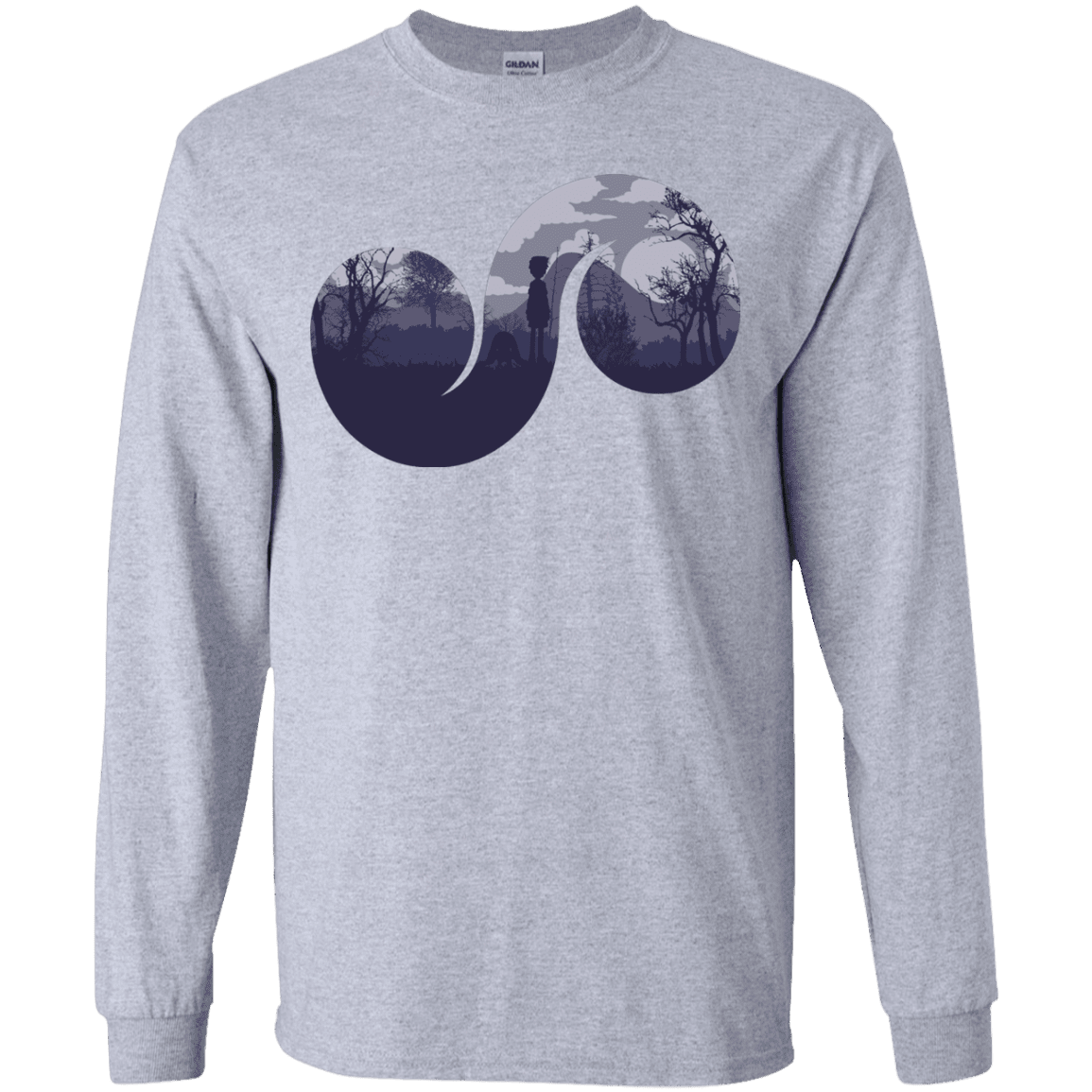 T-Shirts Sport Grey / YS Destiny Youth Long Sleeve T-Shirt