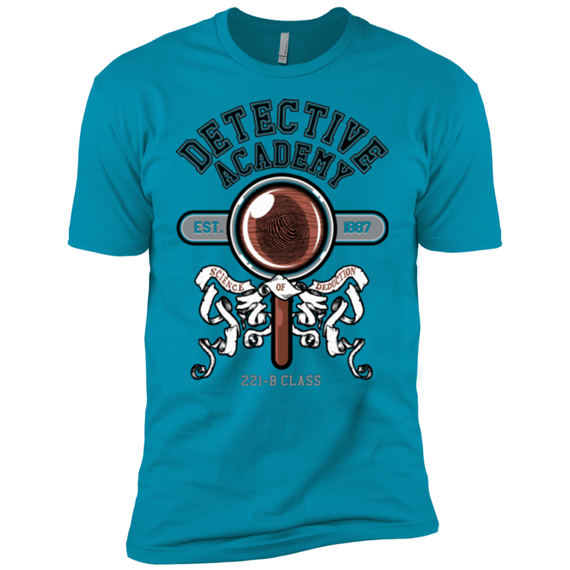 T-Shirts Turquoise / YXS Detective Academy Boys Premium T-Shirt