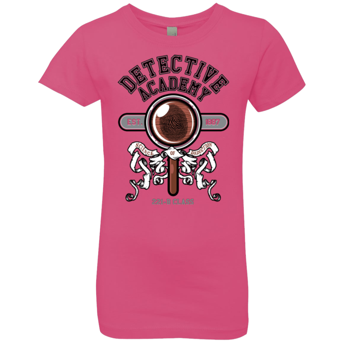 T-Shirts Hot Pink / YXS Detective Academy Girls Premium T-Shirt