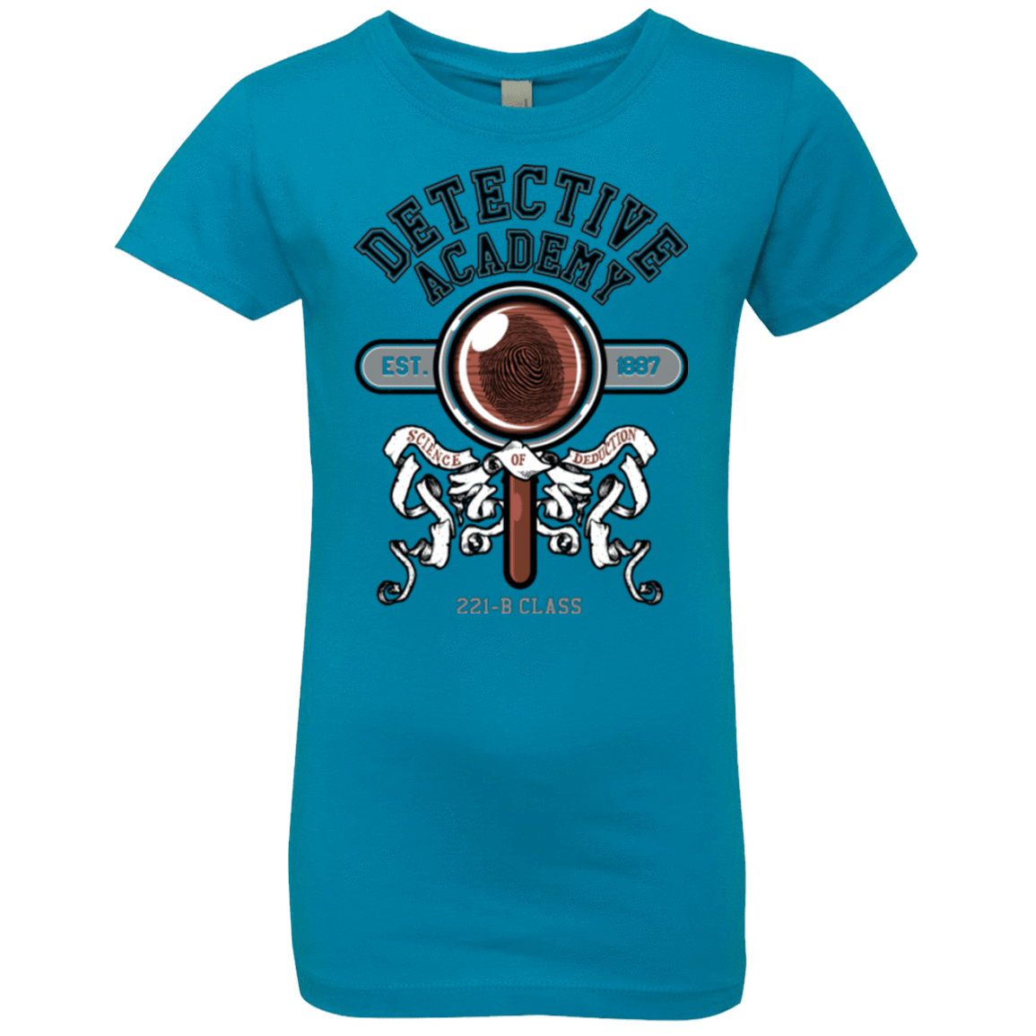 T-Shirts Turquoise / YXS Detective Academy Girls Premium T-Shirt