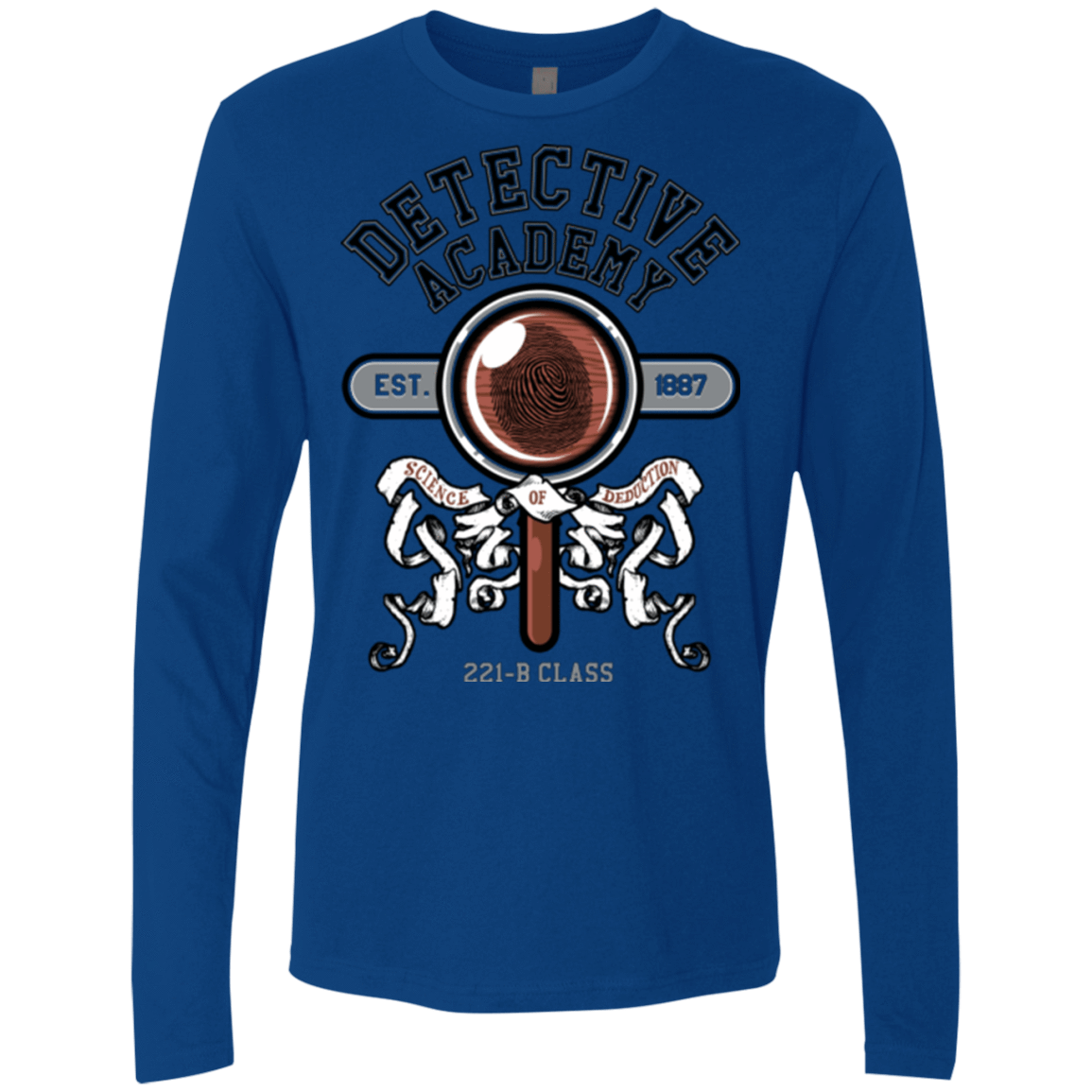 T-Shirts Royal / Small Detective Academy Men's Premium Long Sleeve