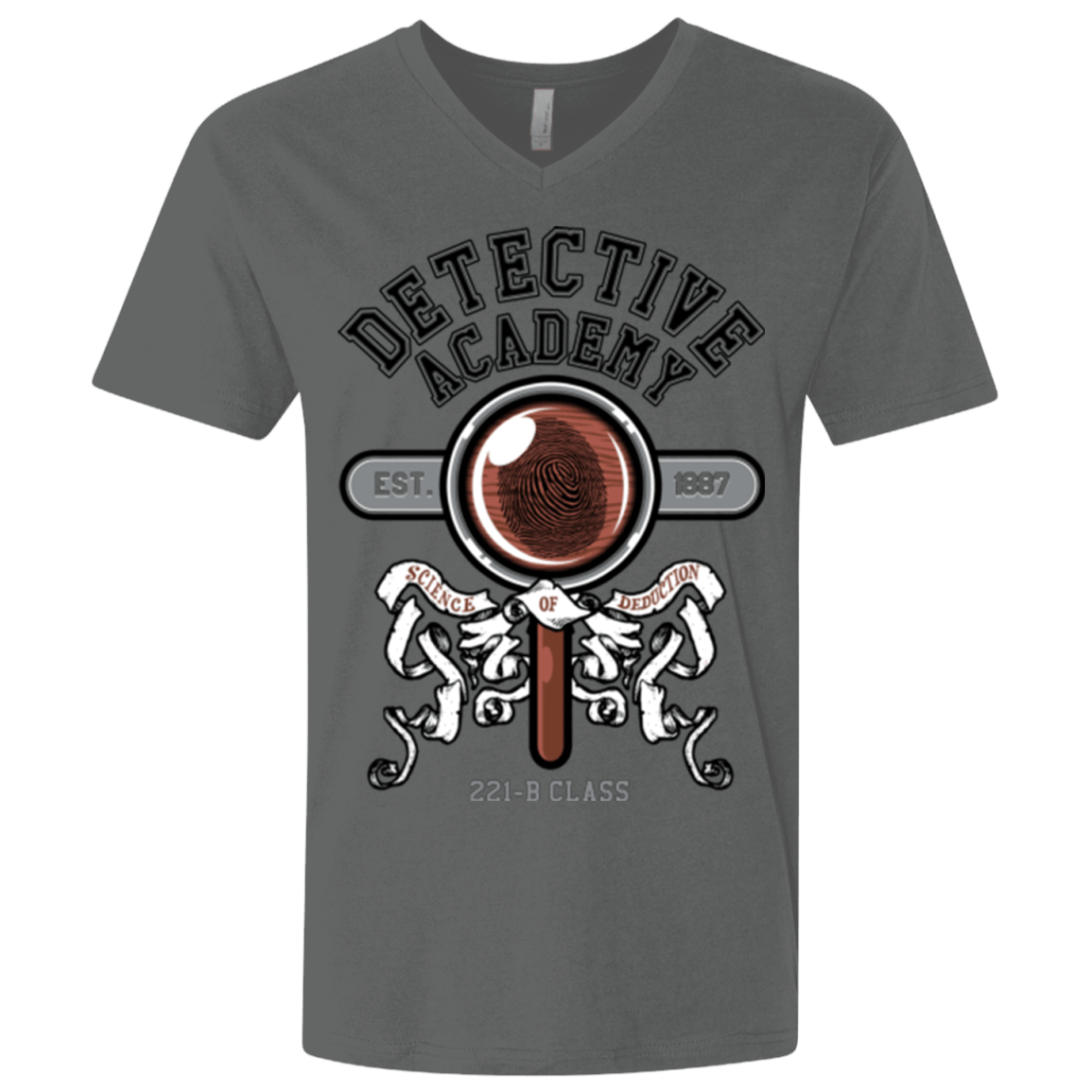 T-Shirts Heavy Metal / X-Small Detective Academy Men's Premium V-Neck
